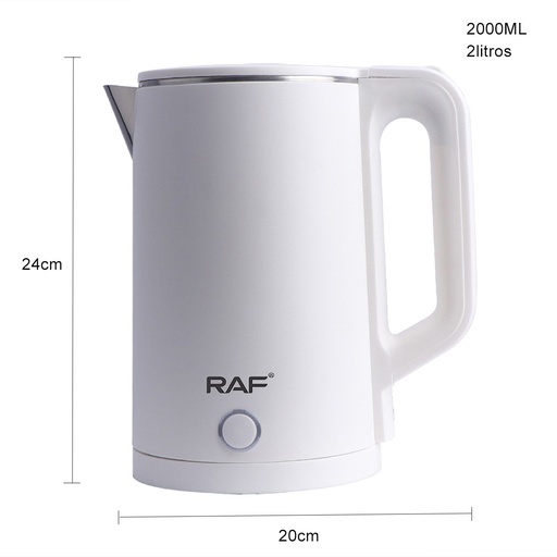 [DT2291B] Jarra eléctrica Raf 2 Litros 2000w blanca