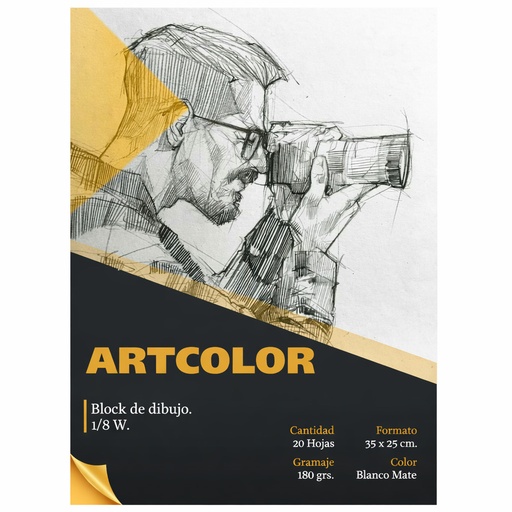 ART Color block de hojas premium 180 grs.
