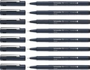 Schneider fineliner Pictus negro (caja x 6)