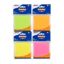 Artesco Notas Autoadhesivas 7,5x7,5 Cm. 100 hj.  Neon Px12 S
