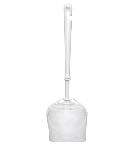 [W0544] Escobilla sanitaria superpro blanca con recipiente