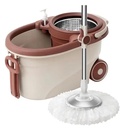 Mopa Giratoria 360 Con Pedal Cesta Acero Inoxidable Premiun