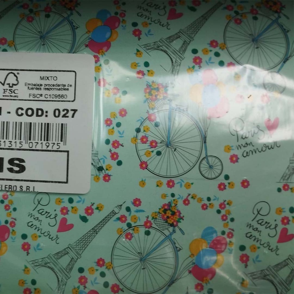 Papel de regalo OBRA 50x70 (Paq. x 20)