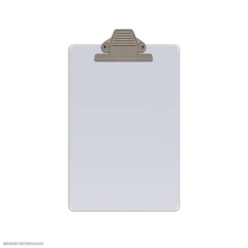 Tabla A4 con pinza traslucida