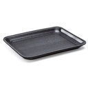 Bandeja negra regular mediana 210 X 146 X 14 caja x 400