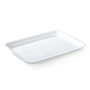 Bandeja blanca rectangular 21x15x1,4 Cm. 210 X 146 X 14 caja x 400