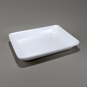 Bandeja blanca rectangular 24x18x1,4 Cm. 238 X 181 X 14 caja x 400