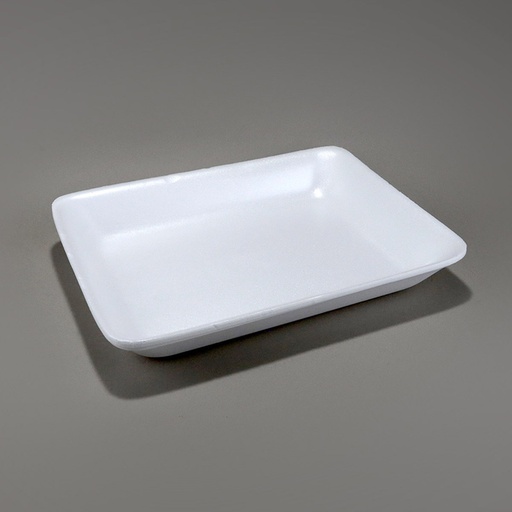 [D2000401LEE] Bandeja blanca rectangular 24x18x1,4 Cm. 238 X 181 X 14 caja x 400