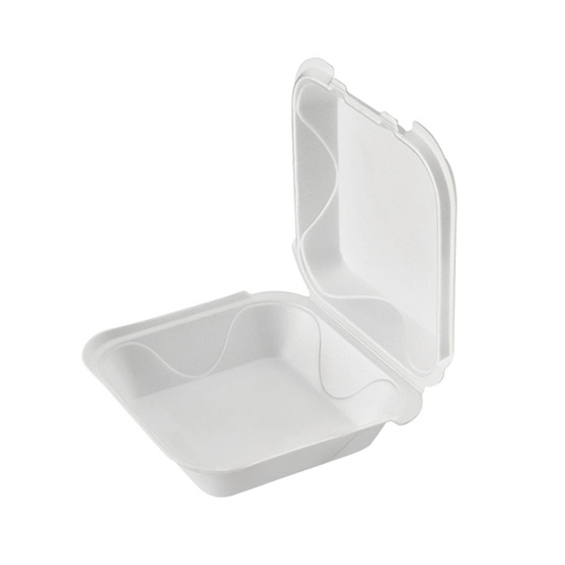 [D402001] Portacomida blanco 14x14 Cm. 140x140x71 caja x 500