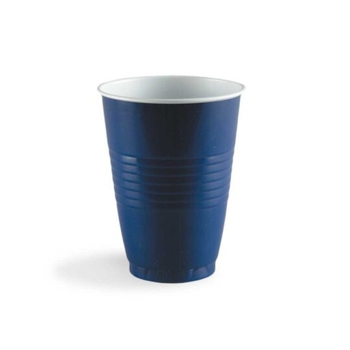 [D610752] Vaso plastico colores azul 7 Oz. 207 Ml. Paq. X 12 caja x 40