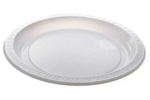 [D571501] Plato blanco 15,5 Cm. Paq. X 20 155 caja x 1000