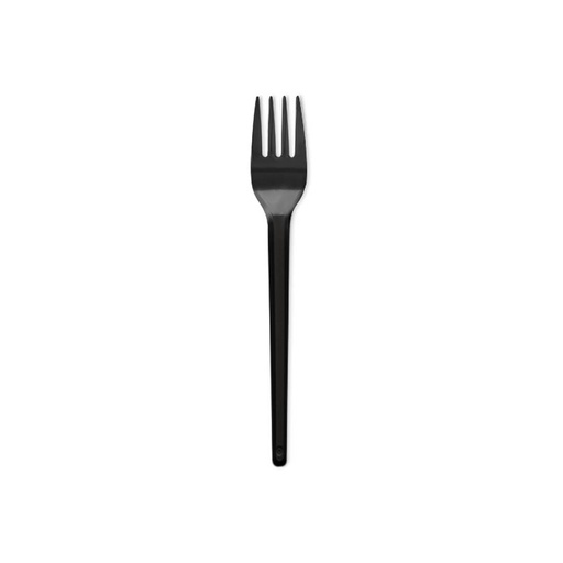 [D81110099] Tenedor negro Paq. X 100 164 caja x 10