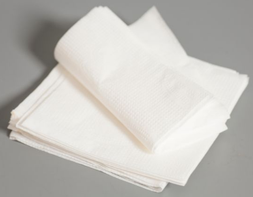 Servilleta de mesa extra blanca 10x21 Cm. (Caja 40 Paq. x 250 servilletas)