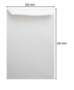 Sobres bolsa blanco A4 (23x32 Cm.) Paq. x 50 sobres