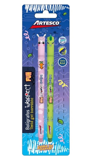 [AR16291009] Artesco boligrafo Inkorrect Fun blister x2