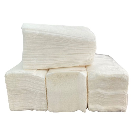 [W1315] Toalla intercalada extra blanca 20x21 Cm (Caja x 5000)