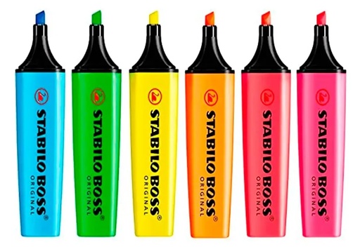 Resaltador fluor Stabilo Boss