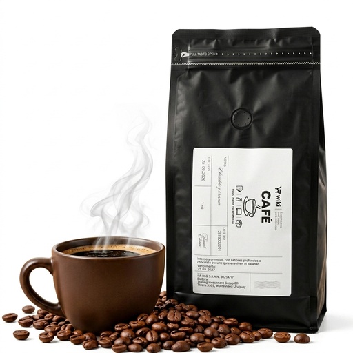 Café Wiki molido tostado 1Kg.
